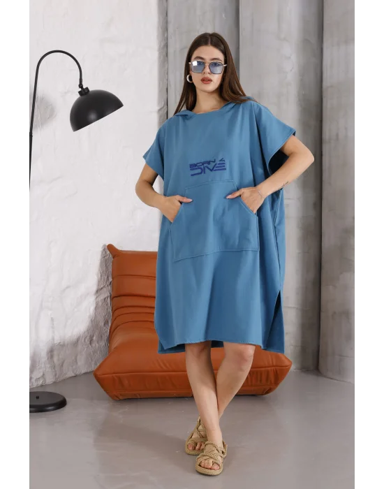 Born 4 Dive Blue Poncho