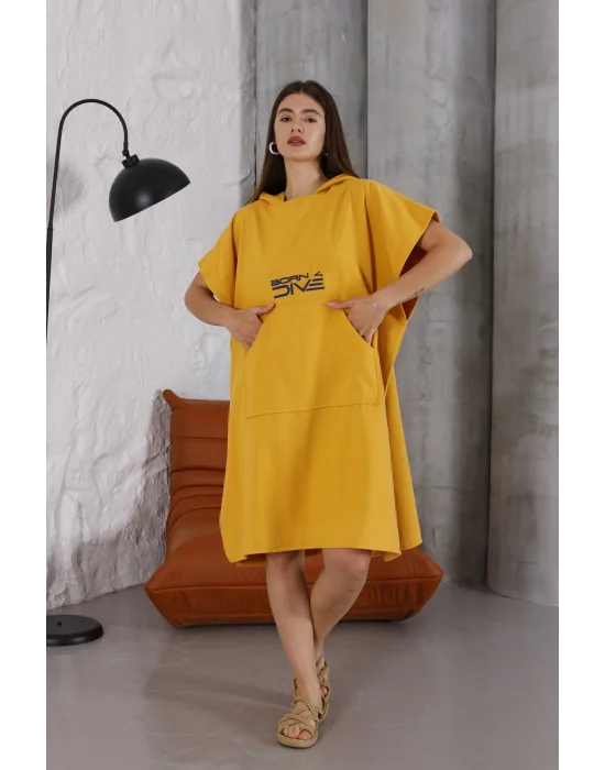 Born 4 Dive - MUSTARD SURF PONCHO