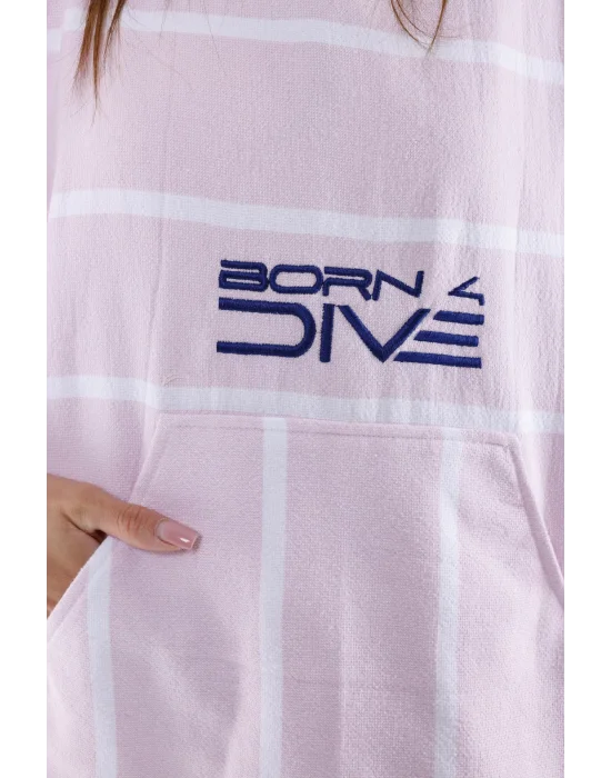 Born 4 Dive Pink Poncho