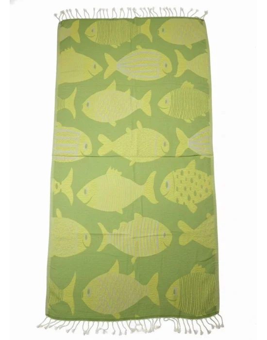 Big Fish Green Peshtemal