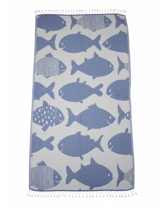 Big Fish Blue Peshtemal