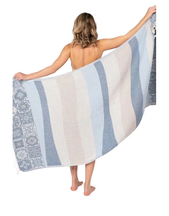 Caria Blue Peshtemal