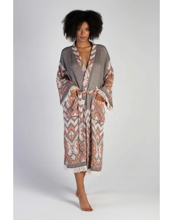 Acteon Black Bathrobe