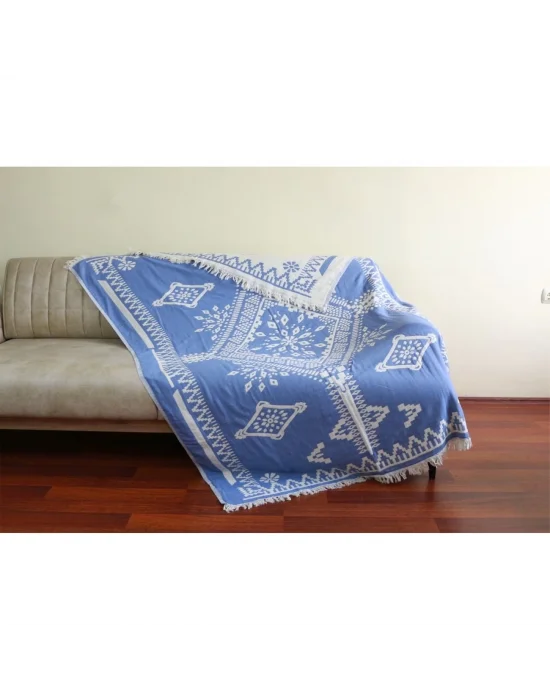 Ethio Throw - Blue