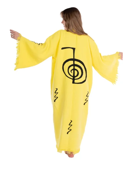 Cho Ku Rei Wooden Printed Bathrobe