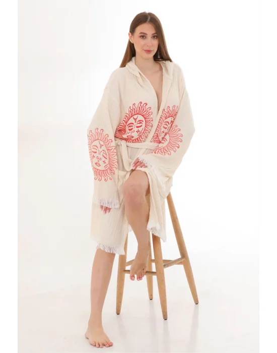 Cholula Wooden Stamp Bathrobe