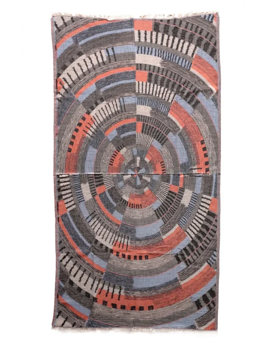 CF Summer Grey & Blue Peshtemal