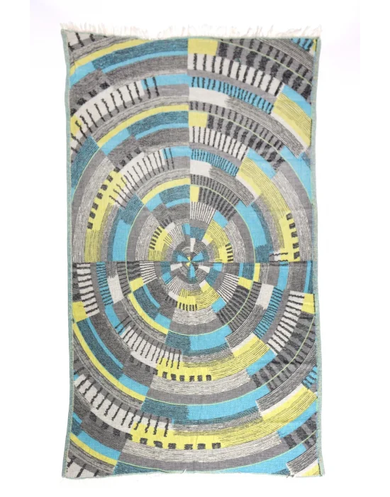 CF Summer Grey & Yellow Peshtemal