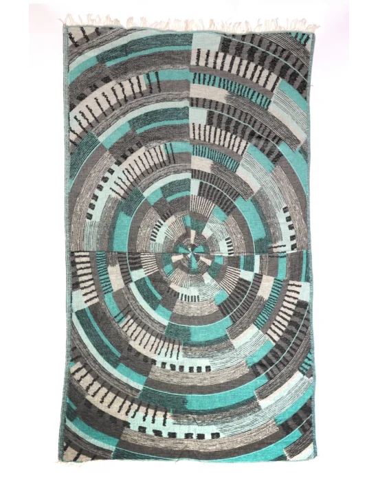 CF Summer Grey & Aqua Peshtemal