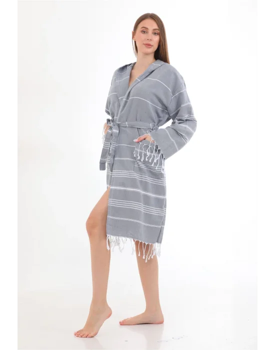 Didyma Anthracite Bathrobe