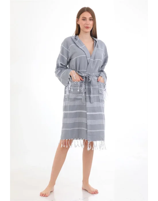 Didyma Anthracite Bathrobe