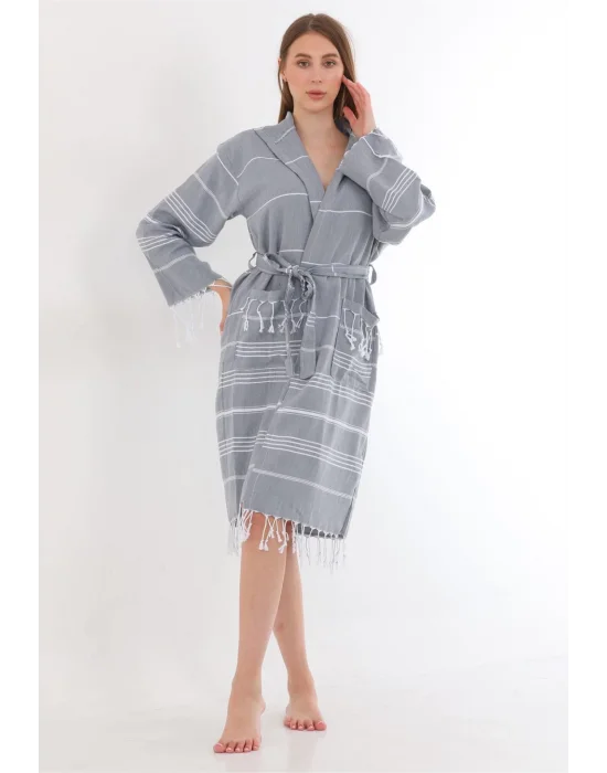 Didyma Anthracite Bathrobe