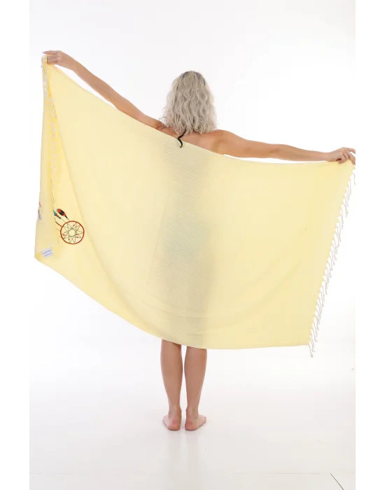 Dreamcatcher Yellow Peshtemal