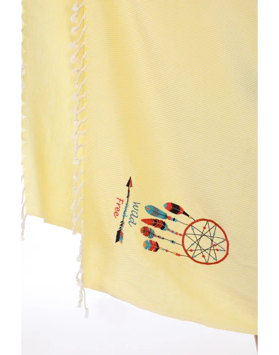 Dreamcatcher Yellow Peshtemal
