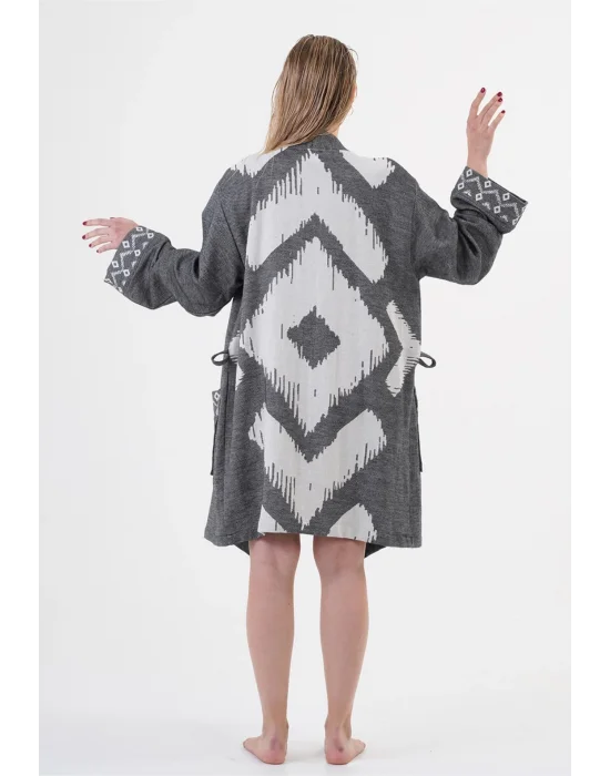 Edessa Black Bathrobe
