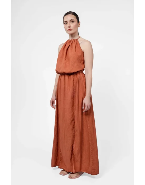 Flora Terra Linen Dress
