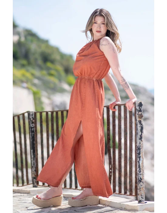 Flora Terra Linen Dress