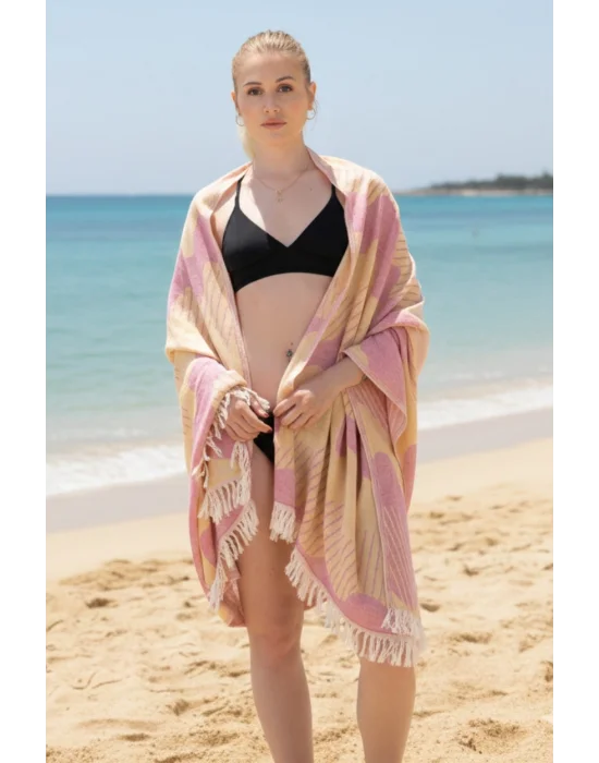 Halikarnassos Gelb & Pink Peshtemal