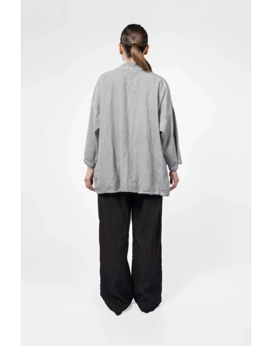 Ateiler Chaputs Linen Grey Kimono One-Size