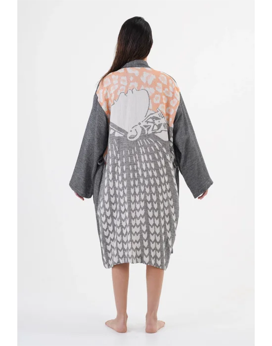 Lady Black Bathrobe