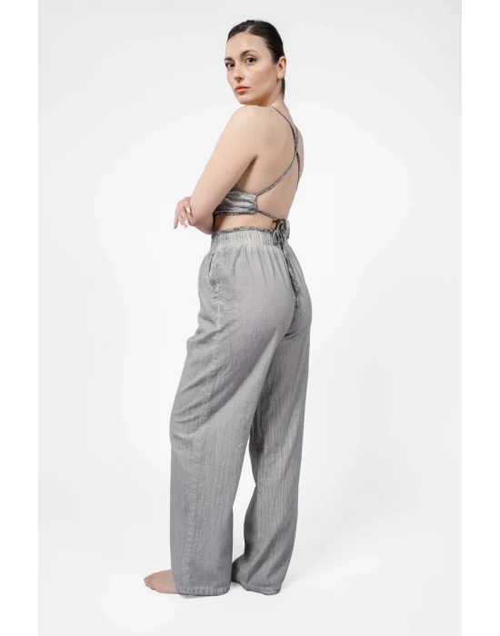 Ateiler Chaputs Linen Grey Utility Pant One-Size