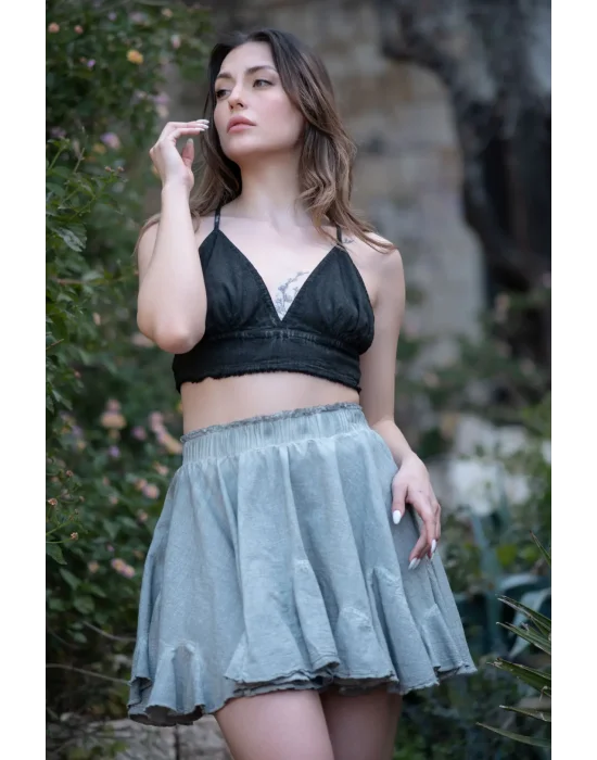 Ateiler Chaputs Ketten Luna Black Bustier One-Size