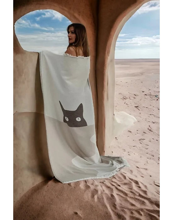 Luna Throw - Beige & Brown