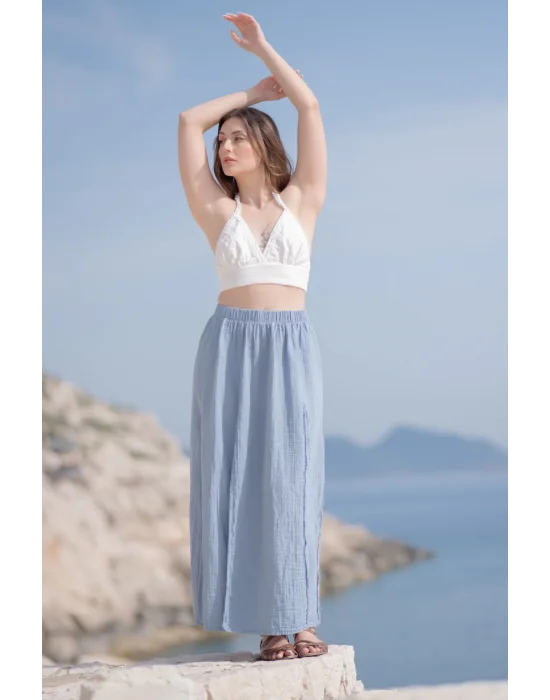 Atelier Chaputs Linen Luna White Bustier One-Size