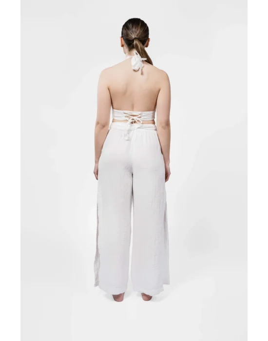 Atelier Chaputs Linen Luna White Bustier One-Size