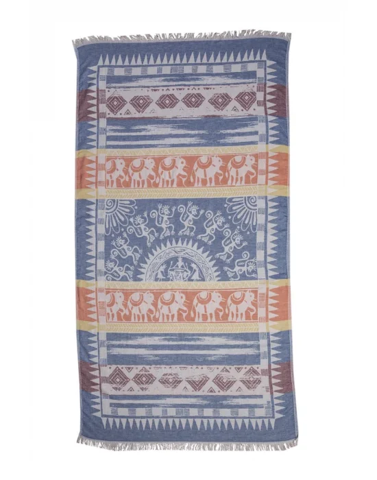 Melanella Navy Blue Peshtemal