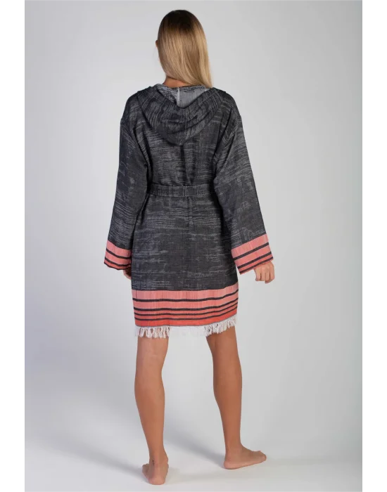 Melongena Black Bathrobe