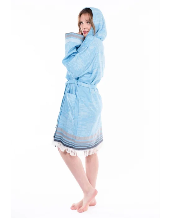 Melongena Tuquoise Bathrobe