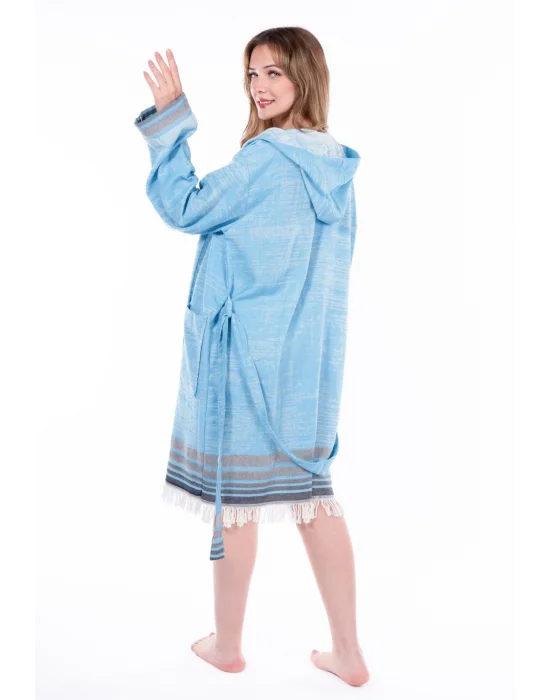 Melongena Tuquoise Bathrobe