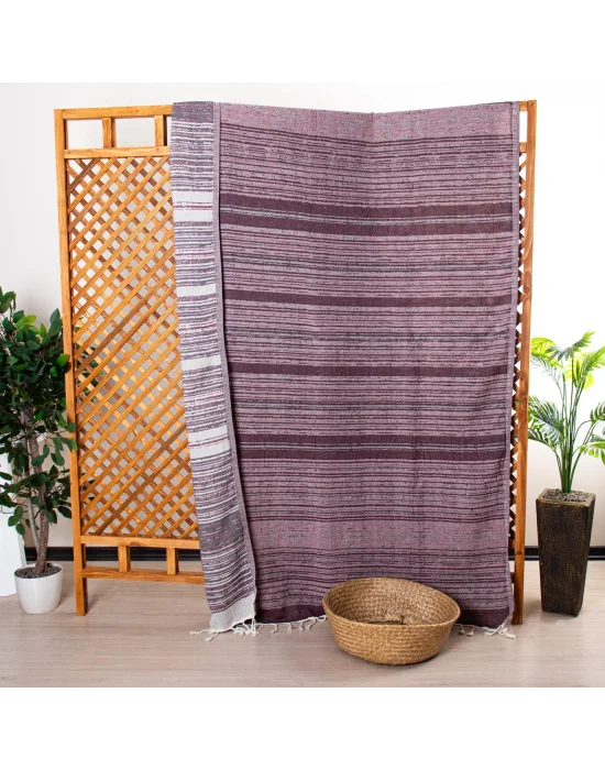 Milano Burgundy Throw