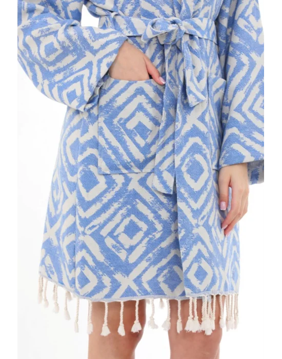 Misis Blue Bathrobe