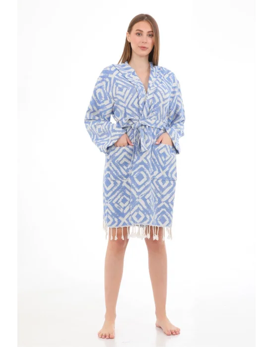Misis Blue Bathrobe