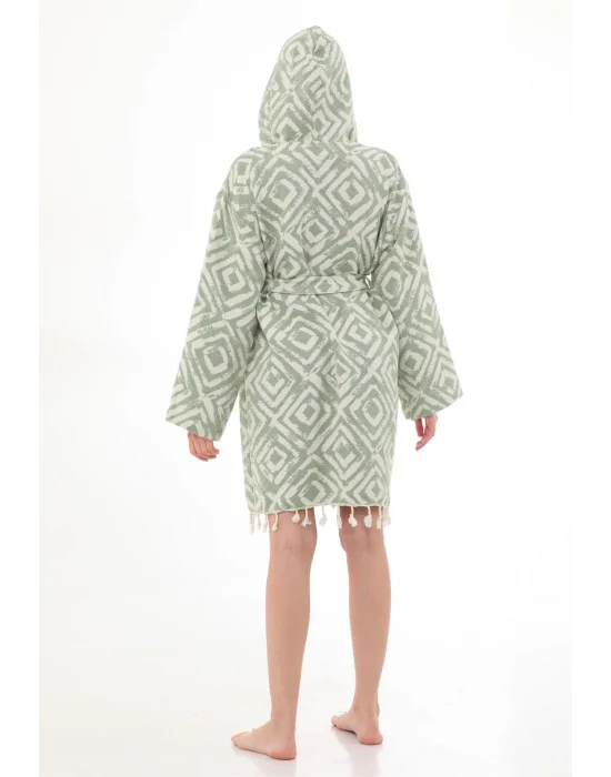 Misis Khaki Green Bathrobe