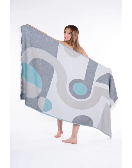 Pergamon Mavi Peshtemal