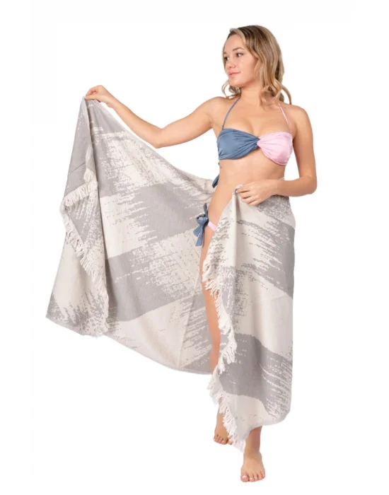 Perge Grey DF Peshtemal