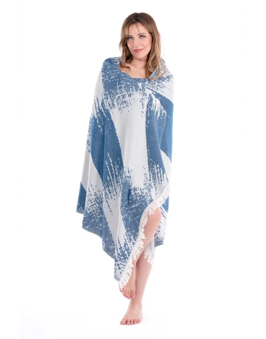 Perge Navy Blue Peshtemal