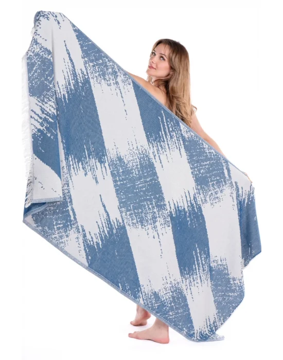Perge Navy Blue Peshtemal