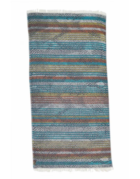 Pica Navy Blue & Yellow Peshtemal