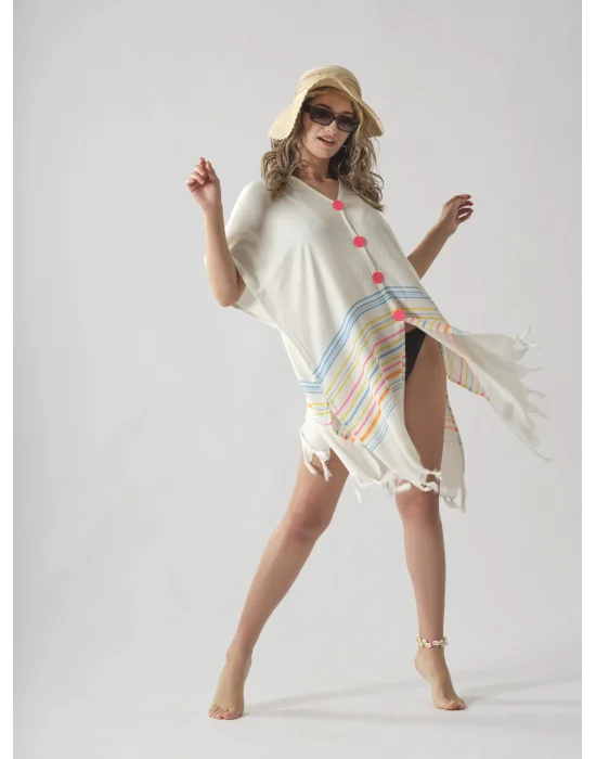 Pink Buttoned Elbise