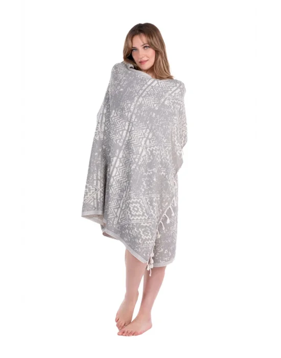 Priene Grey Peshtemal