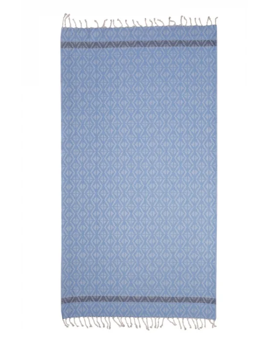 Pupa Blue & Navy Blue Peshtemal