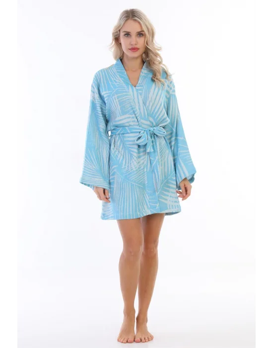 Smyrna Blue Bathrobe