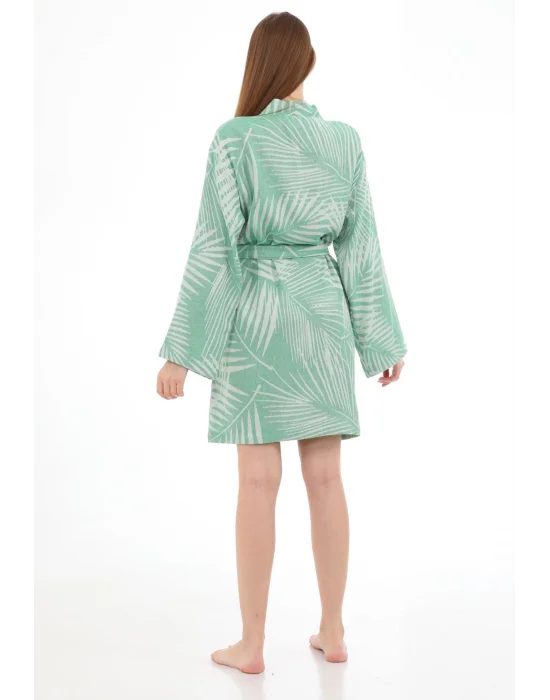 Smyrna Green Bathrobe (Sustainable Cotton)