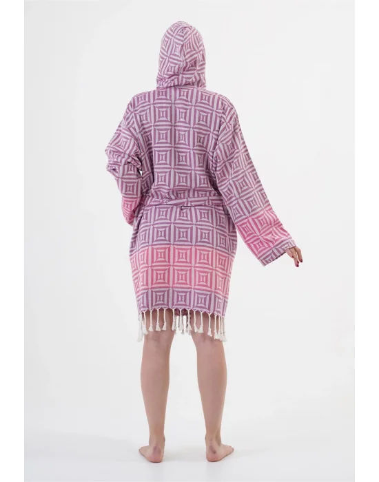Square Pink Bathrobe