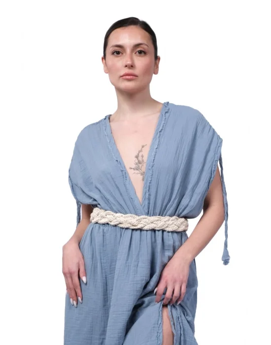 Stella Blue Muslin Dress