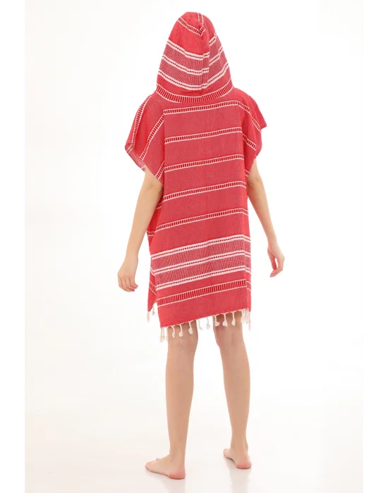 Sundia Red Surf Poncho